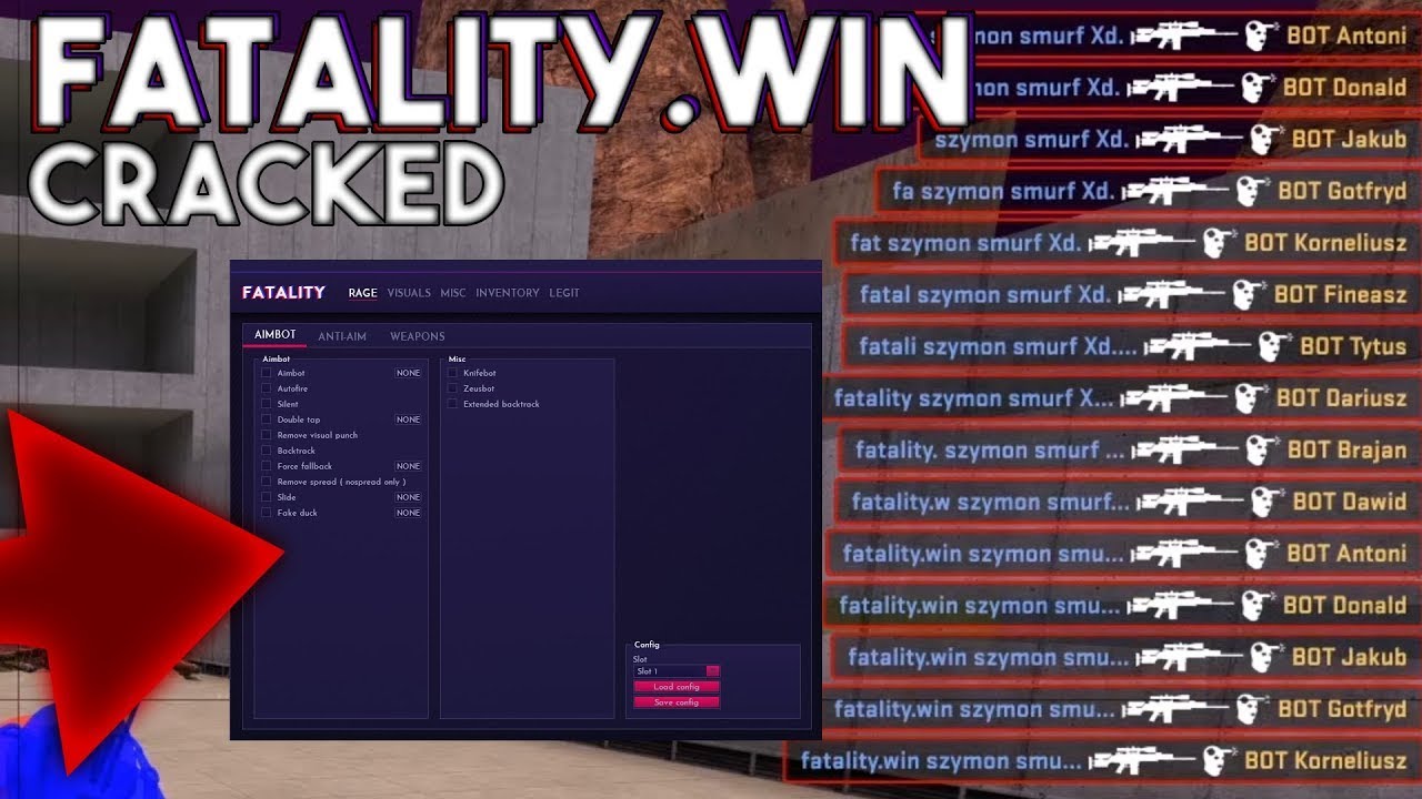 [Csgo][HvH]Fatality.win crack(config,dll,,luas)