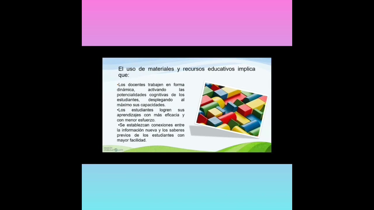 Video sobre materiales de ense&ntilde;anza y recursos educativos❤️📗📖✍️📸