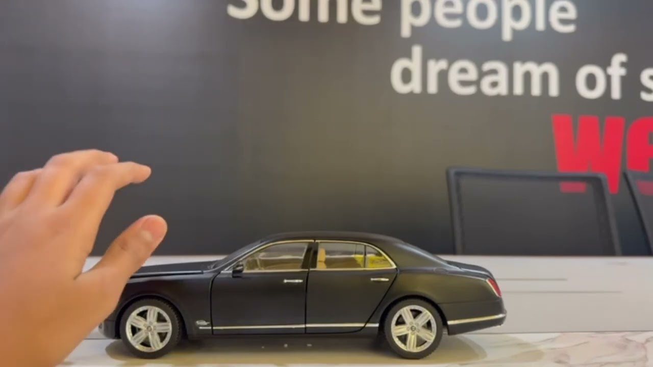 Diecast car Bentley Mulsanne & Mercedes AMG F1 car 