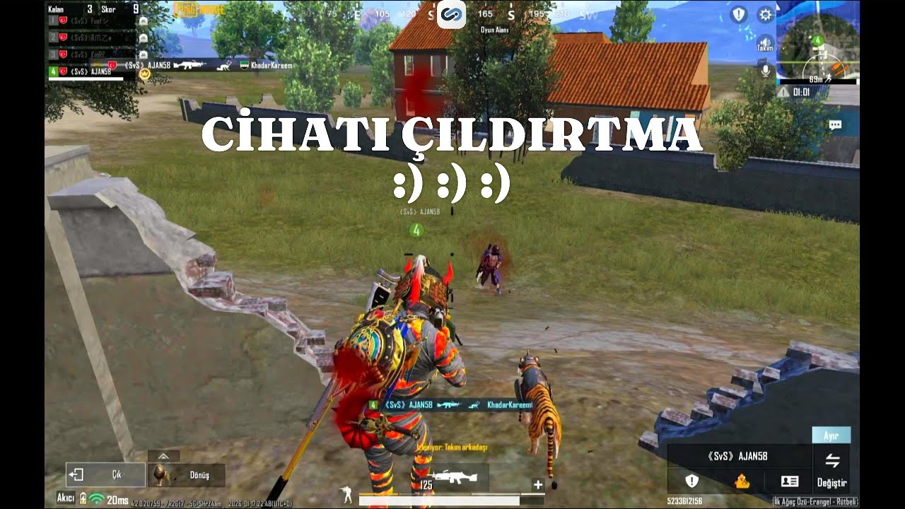 3 Kişi Elendi, Cihat Sona Tek Kaldı! Sinir Harbi Sonu Efsane Winner #clutch #pubgmobile #winner