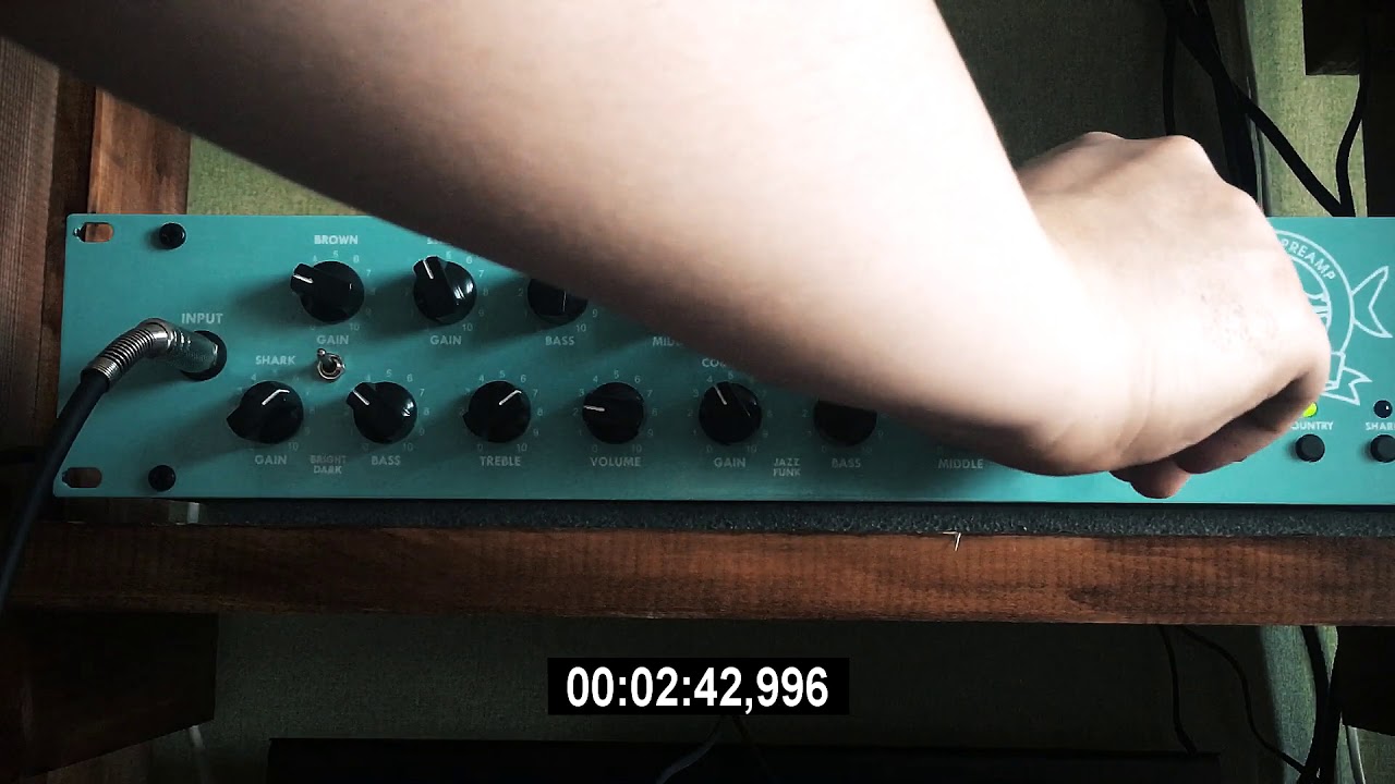 BIG FISH preamp - quick playthrough