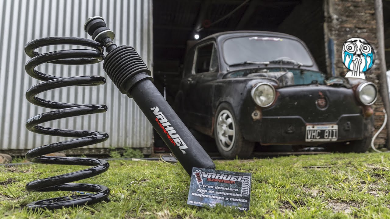 Instalamos SUSPENSION TRASERA NUEVA A FIAT 600 y la Probamos - Radialero Team