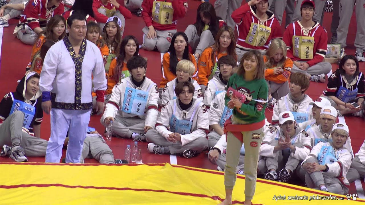 160118 에이핑크 오하영 '씨름경기' 아이돌선수권대회 직캠 by앙칼