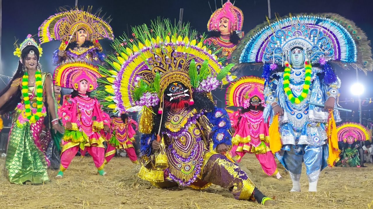 নতুন মুখোশ ও পোশাকে প্রথম আসর-ওস্তাদ নরেন চন্দ্র মাহাত | Naran Chandra Mahato Chhau Nach | Cho Nach 