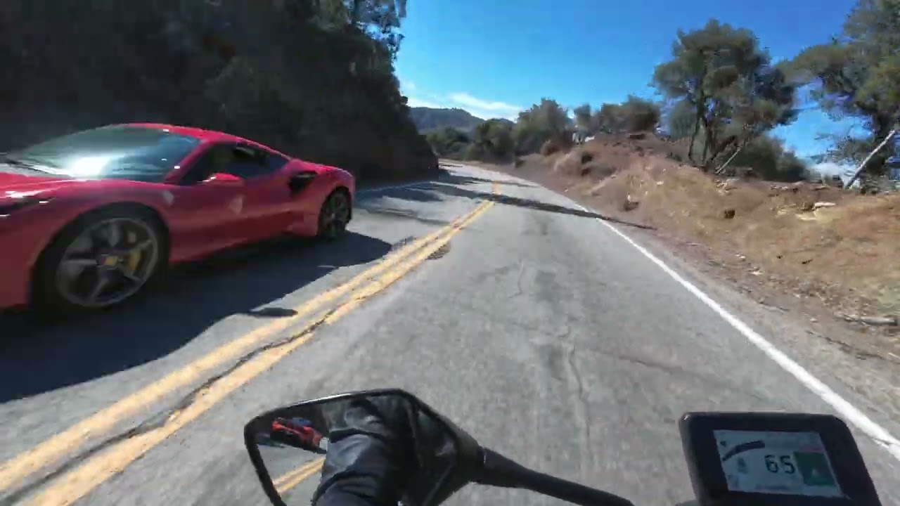 Fast motorcycle ride from Newcombs Ranch to Sunland with a friend on March 1, 2026