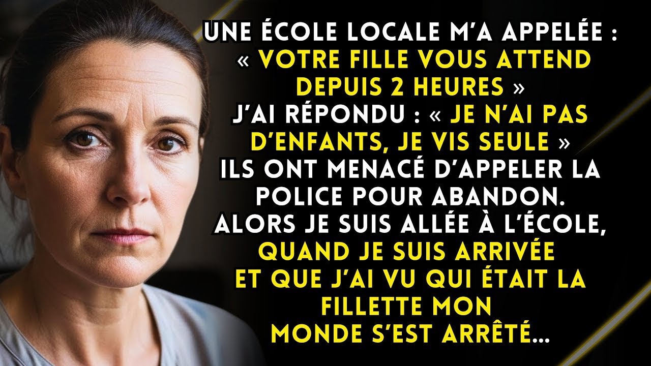L’école m’a appelée : « Votre fille vous attend depuis 2 heures, seule » Mais je n’ai pas d’enfants…