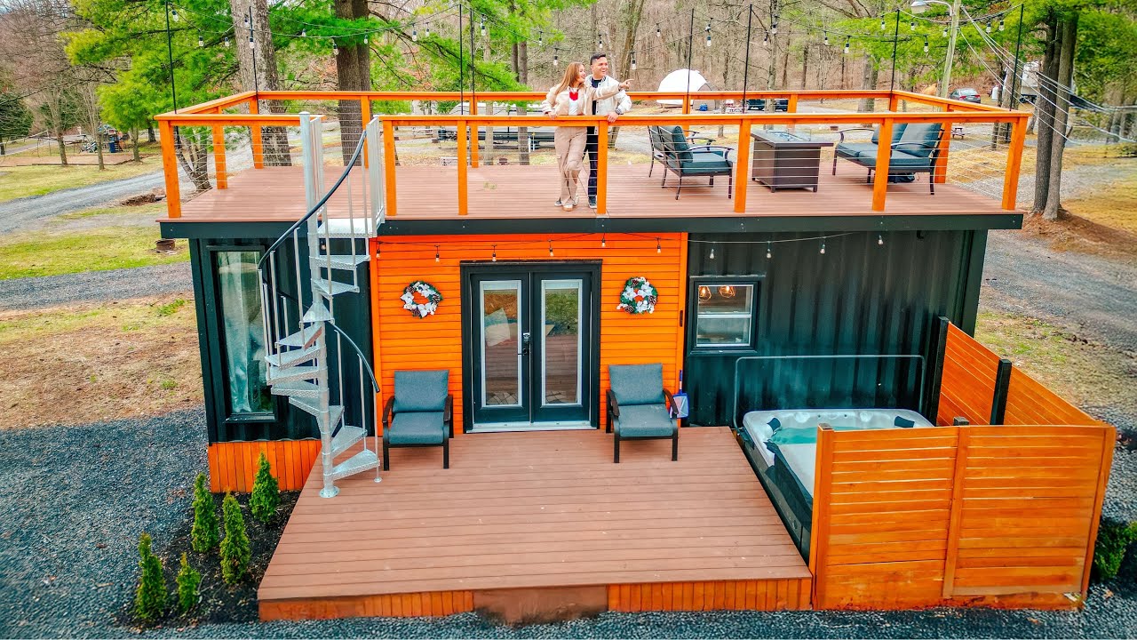 La CASA CONTENEDOR más hermosa que he visto 😍 | Diseño y planos perfectos
