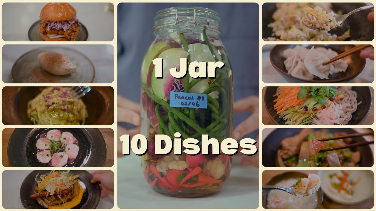 10 Ways to Eat Paocai (Sichuan Pickles)-- Which One's Your Favorite? 五中五西--- 四川泡菜的十种吃法