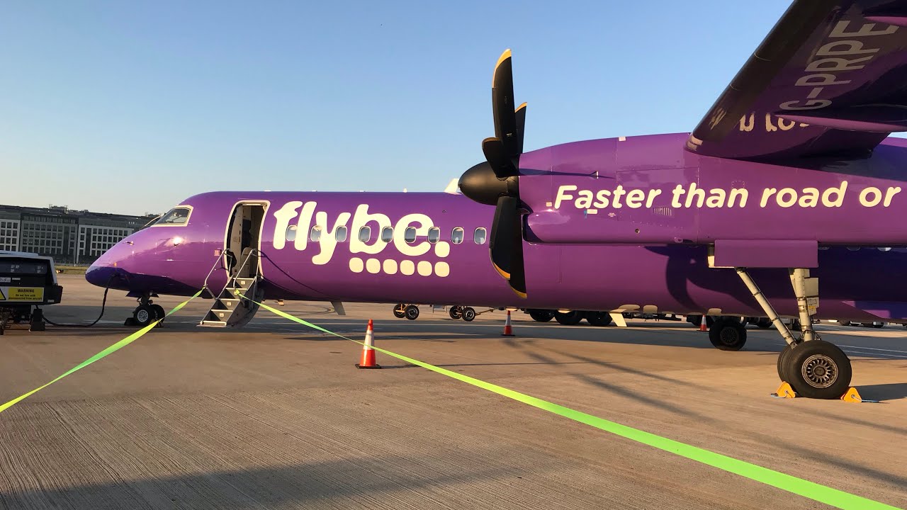 💜 FINAL FLYBE TRIP REPORT | DASH 8 Q400 | LONDON CITY-EDINBURGH | ECONOMY | HD💜
