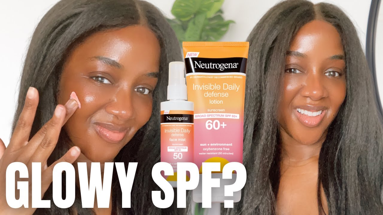 Sunscreens for Dry Skin? Neutrogena INVISIBLE Sunscreen on Darker Skin
