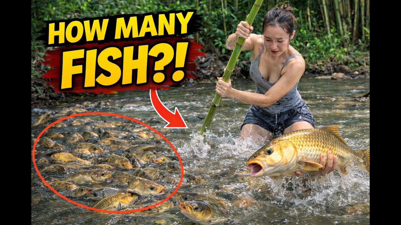 Peaceful Homestead Day: Growing My Garden & Fishing the Pond for a Fresh Catch and Cook Meal 2026