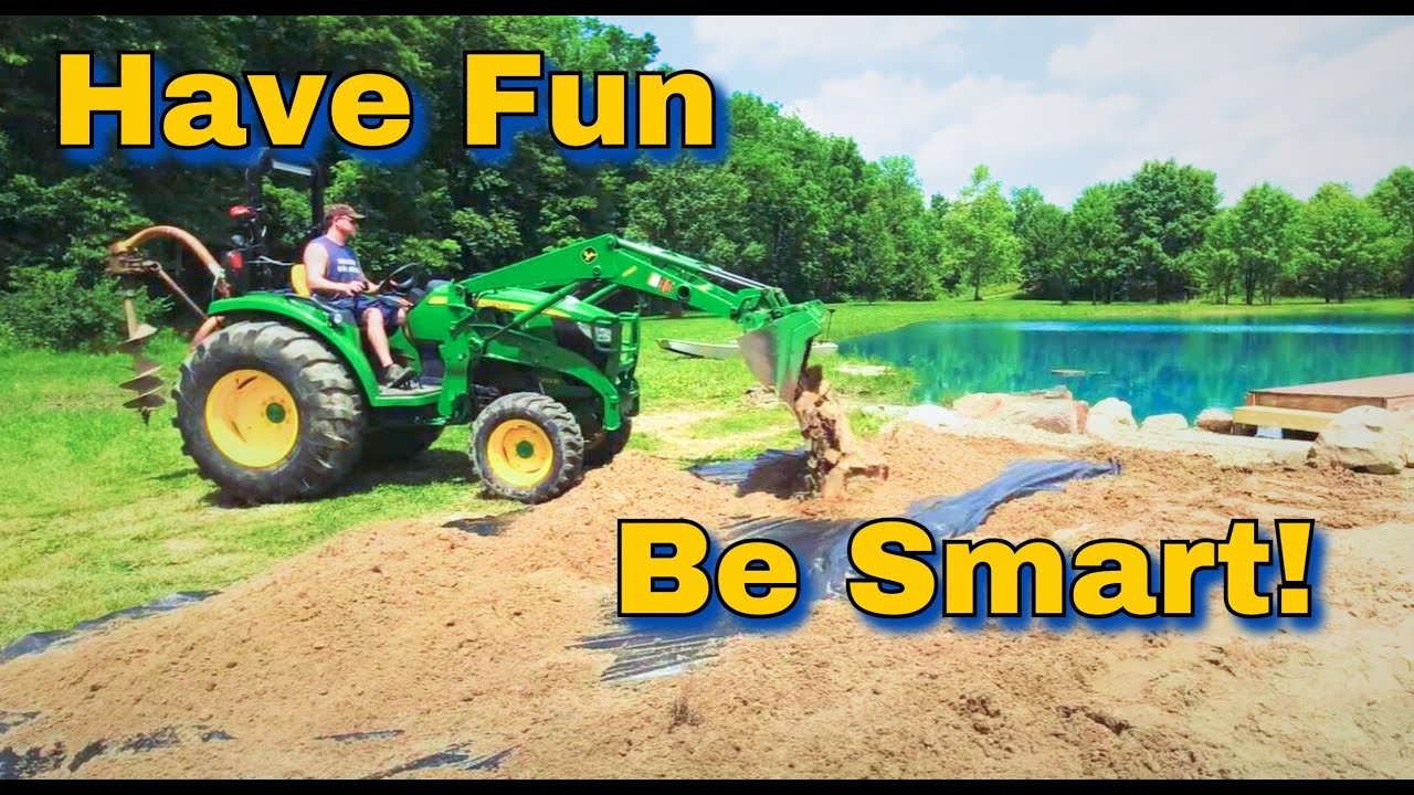 Building a Private Beach, and an Important Safety Message!