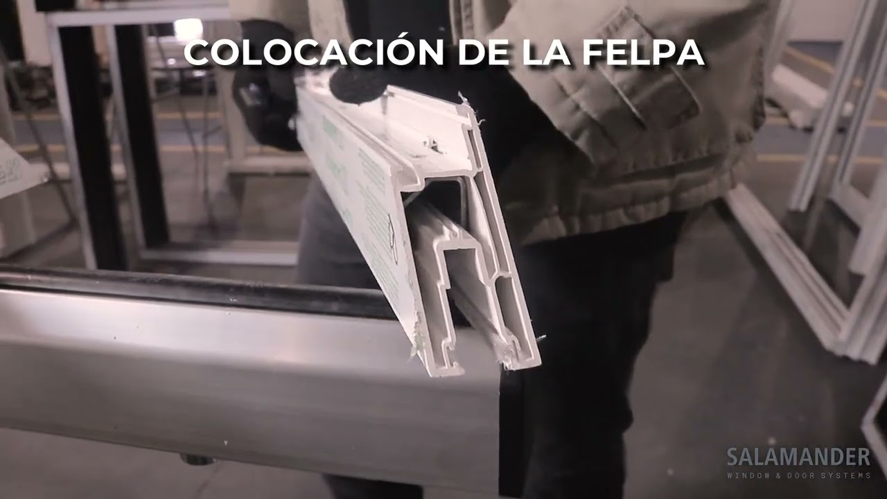 Salamander PVC Alemán: Colocación de La Felpa