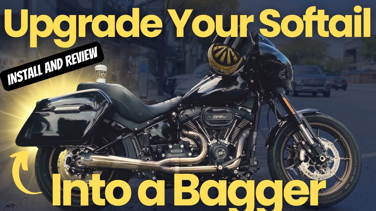 Как я превратил свой Harley Softail Low Rider S в баггер с помощью кофров Viking?