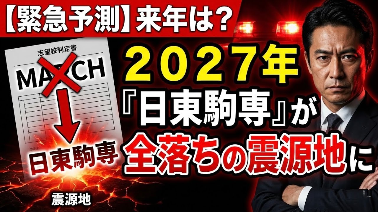 【2027年緊急予測】異常難化の2026年、来年はどうなる？「日東駒専」が『全落ちの震源地』になる理由と親の防衛策