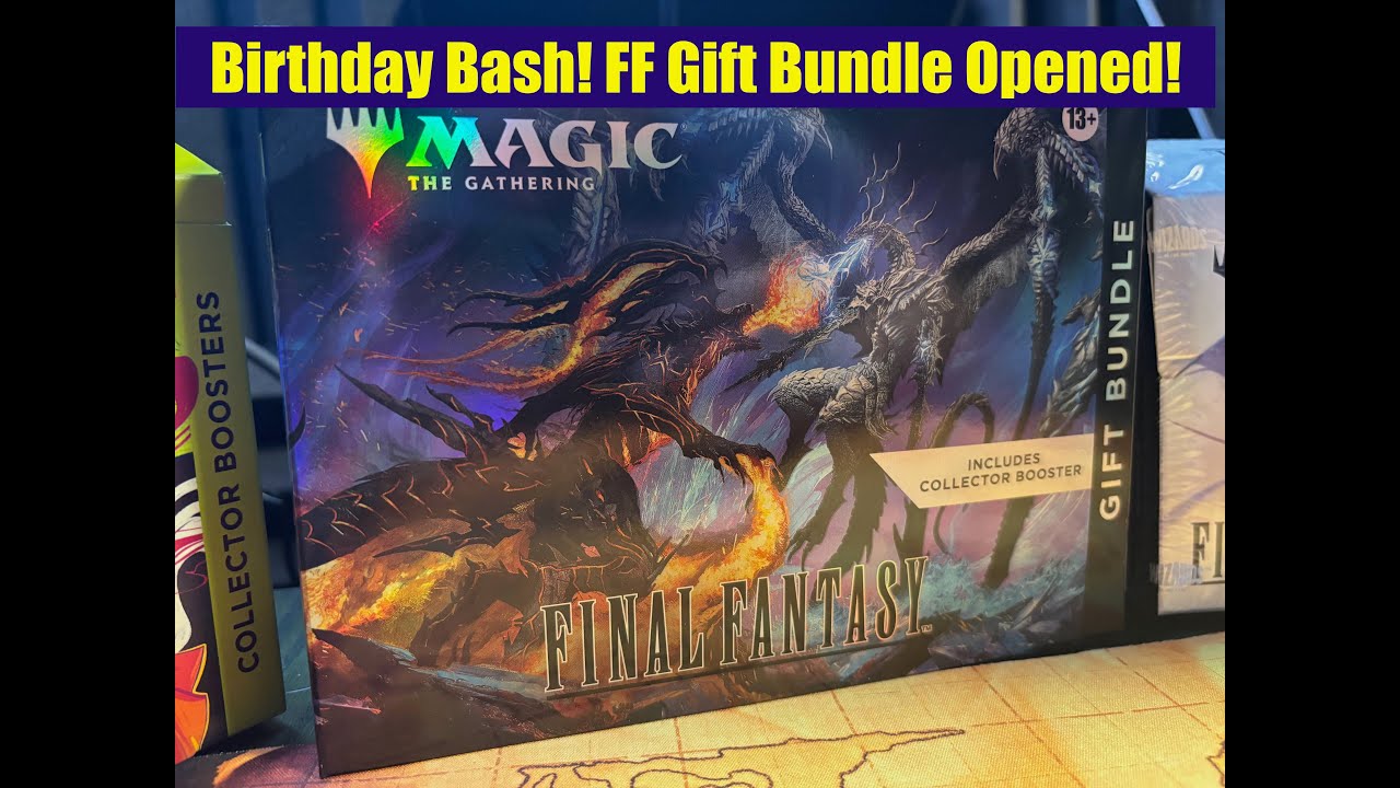 Birthday Bash LIVE! 🎂 MTG Packs, Decks & Final Fantasy Gift Bundle Opening