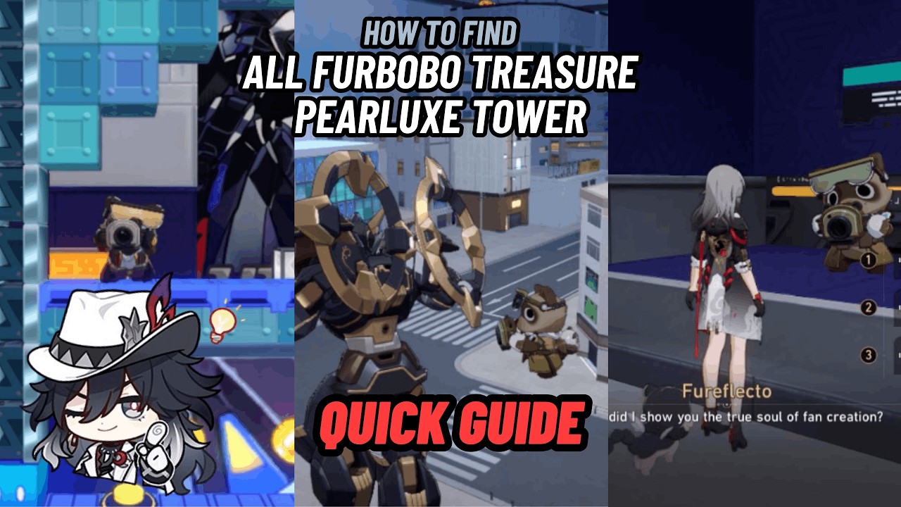 All Furbobo Treasure Pearluxe Tower | Quick Guide | Honkai: Star Rail 4.1 Planarcadia