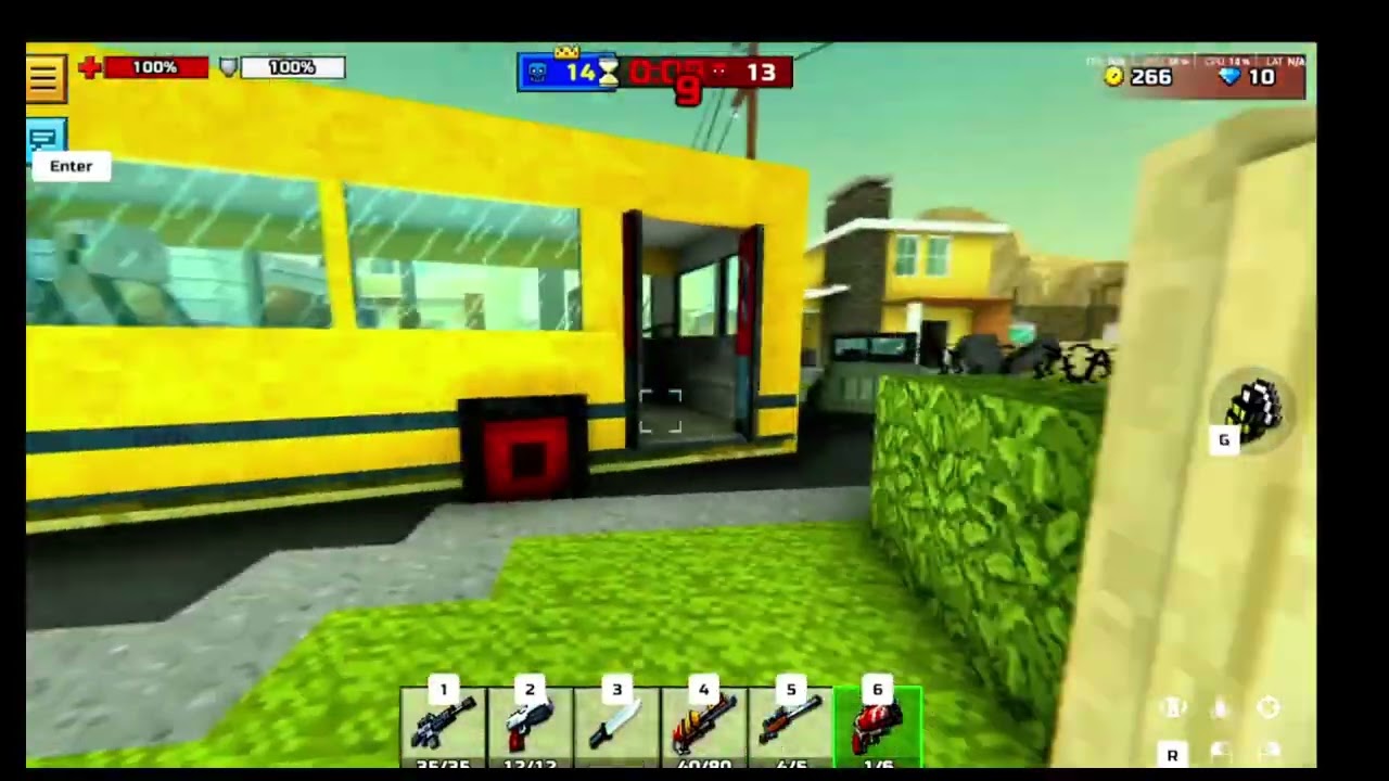 PİXEL GUN 3D silah oyunu oynadım ZURNNNNNNNNNNNNNAAAA YERKENNN