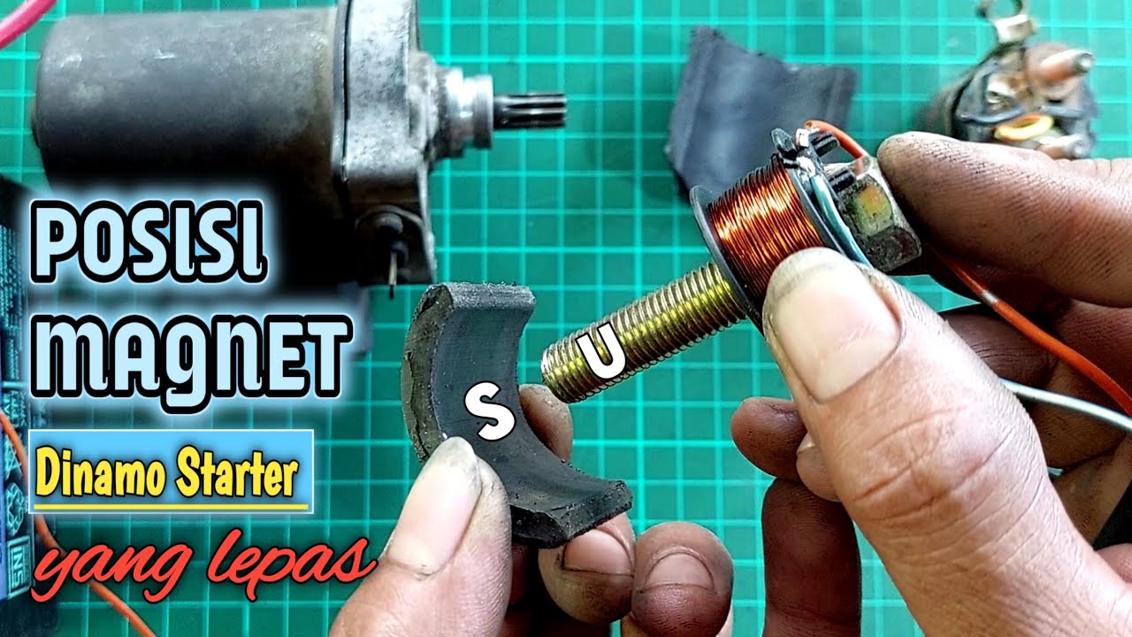 Cara tes posisi magnet dinamo starter #KakexChannel