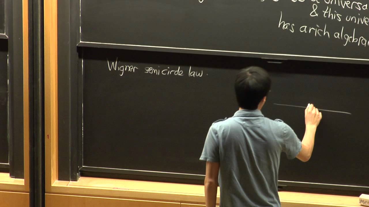 Minerva Lectures 2013 - Terence Tao Talk 3: Universality for Wigner random matrices