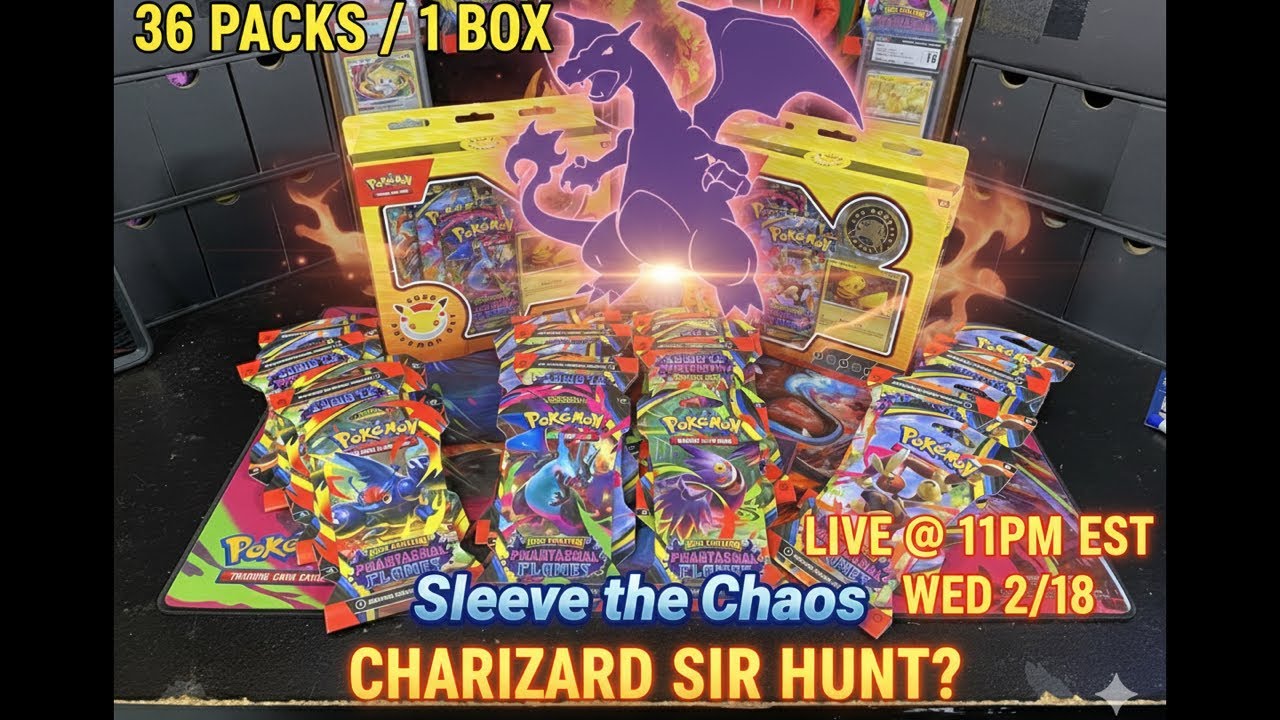 Pokemon 🔥Phantasmal Flames🔥 Blister Restock - Dragon Hunting for the BEST Charizard Art EVER🔥🔥🔥