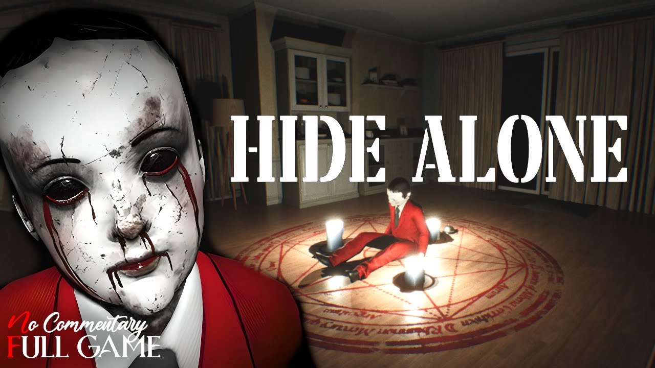 HIDE ALONE - Full Short Hide & Seek Horror Game |1080p/60fps| #nocommentary