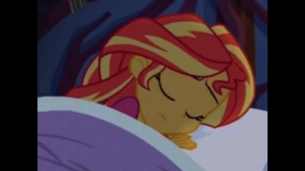 Sunset Shimmer Sleeping For @helenmackey1125 and @sweet_sunny_and_friends