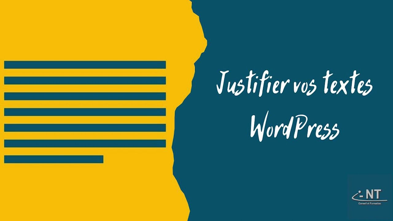 Tutoriel justifier du texte dans WordPress avec Gutenberg