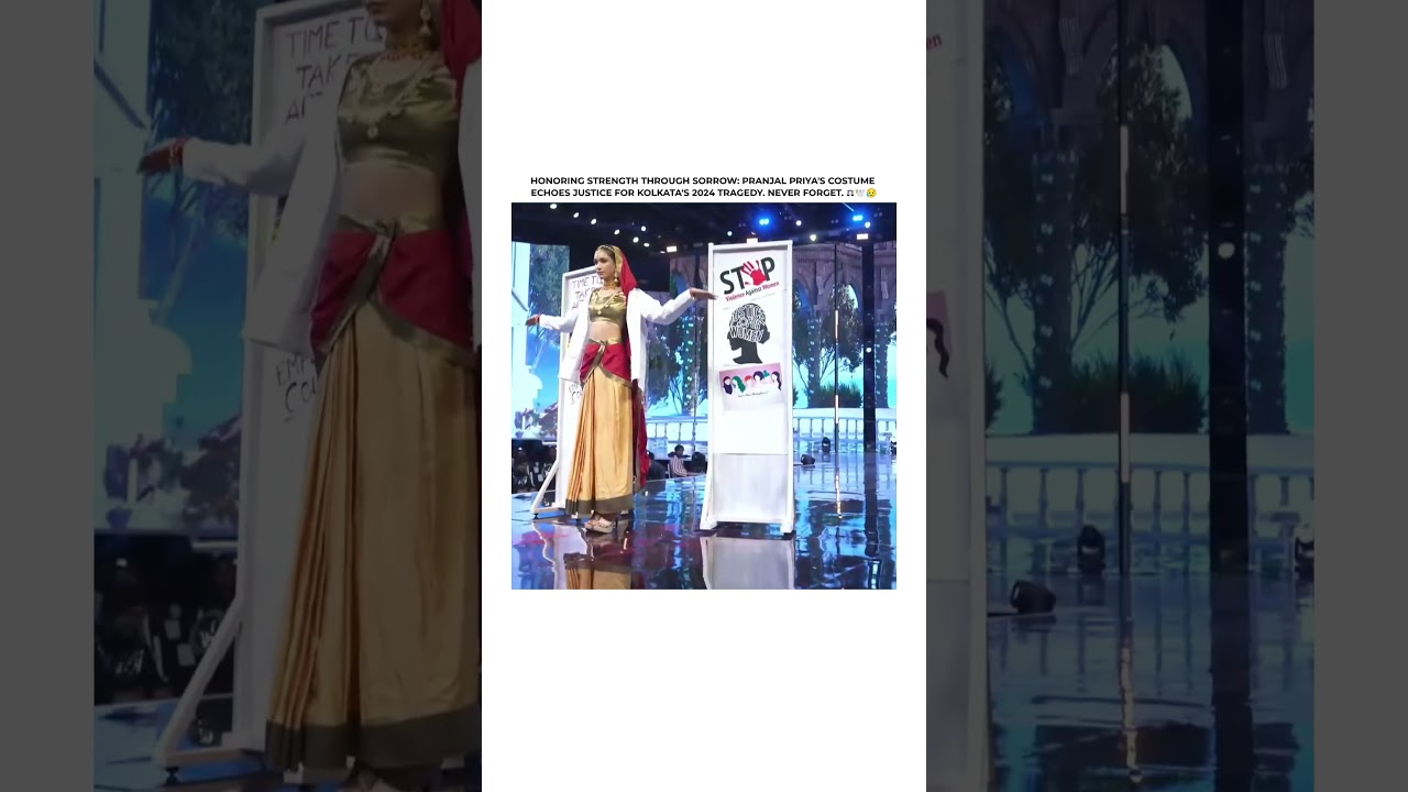 Pranjal Priya honors Kolkata&rsquo;s tragedy, remembering victims and demanding justice. 🕊️ ⚖️😥 #missindia