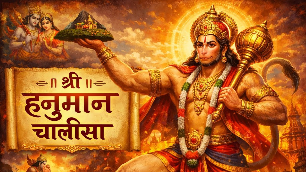 श्री हनुमान चालीसा भजन। Hanuman chalisa! Shashi Kumar Hanuman chalisa Path। संकट मोचन नाम। 