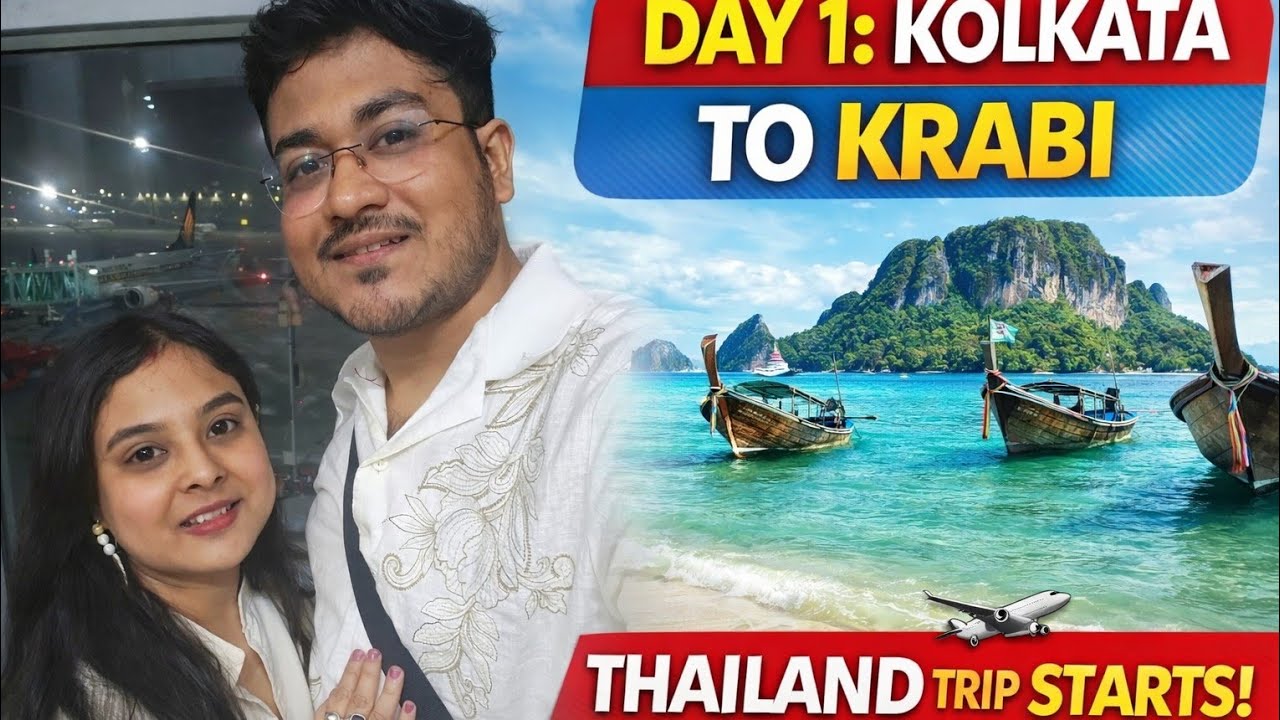 👉 Thailand Trip Day 1 ✈️ | Malaysia Layover Experience | Full Travel Vlog