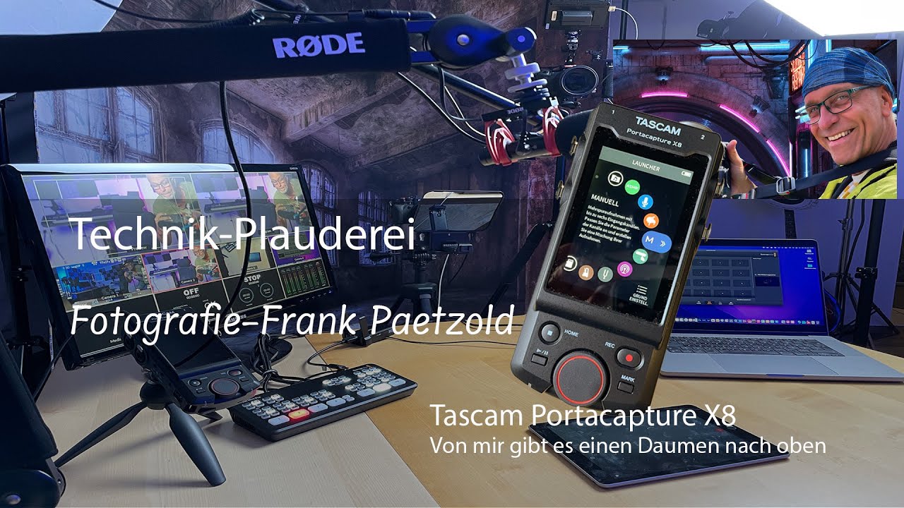 Tascam Portacapture X8 Fieldrecorder, mein Eindruck und wozu ich ihn verwende...Teil 3
