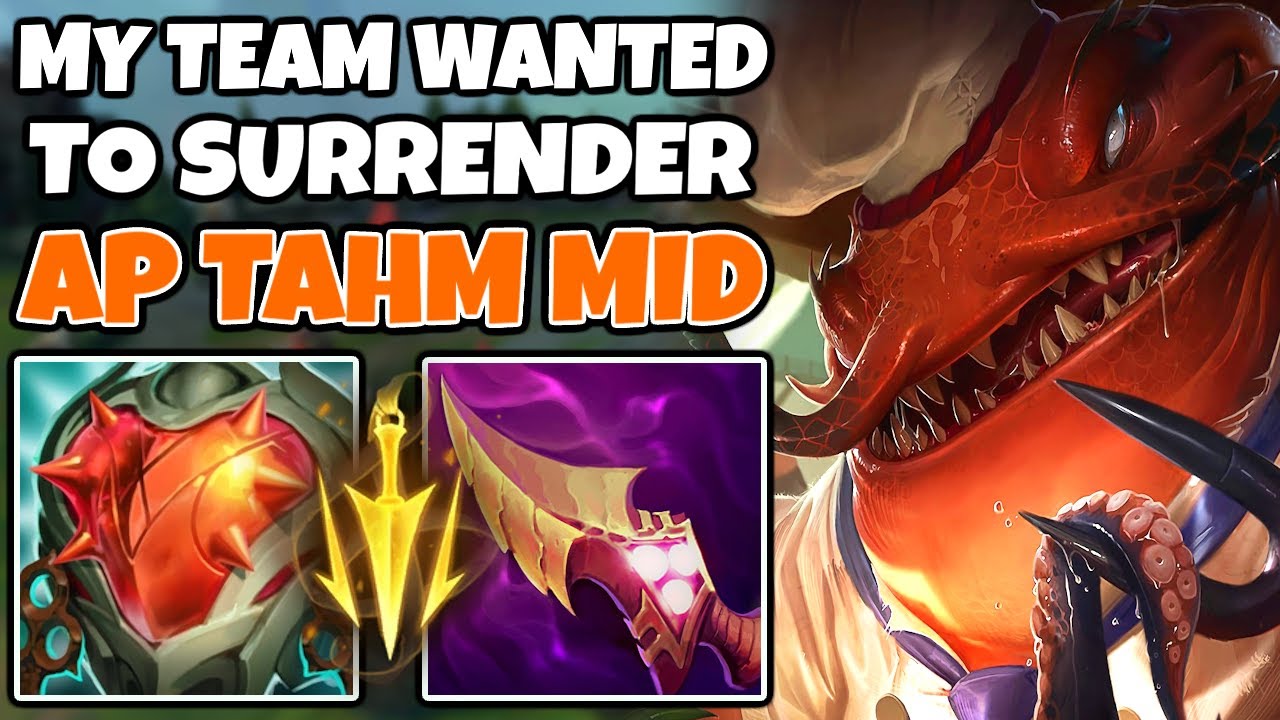 My team was mad at me for picking AP Tahm Mid, but by the end they praised me | Off-Meta Climb
