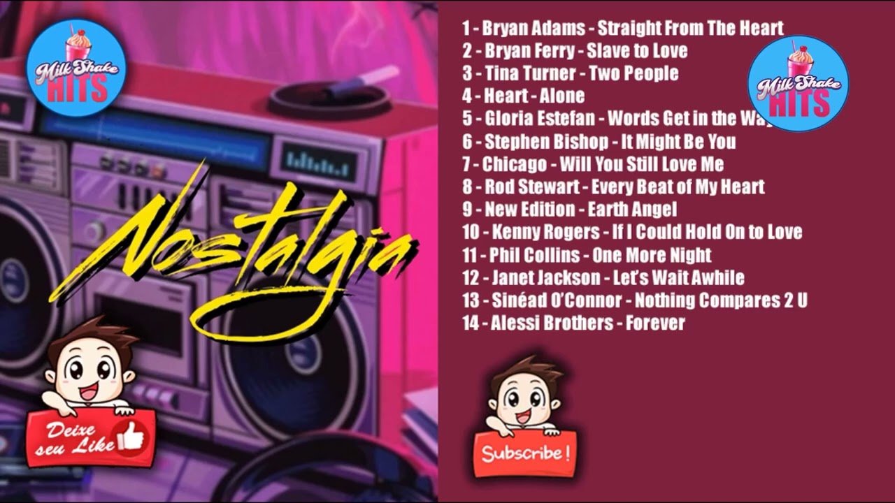 ♥AS MAIS LINDAS MÚSICAS ANOS 80 ♥ 1 HORA DE GRANDES HITS ♥