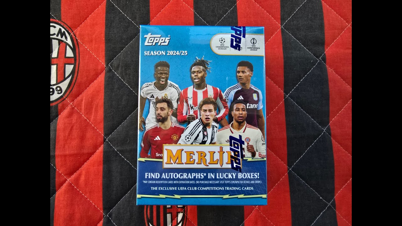 NOWOŚĆ!!! TOPPS MERLIN 24/25 - OTWIERAM BOXA PREMIUM - CZY UDAŁO MI SIĘ TRAFIĆ AUTOGRAF???
