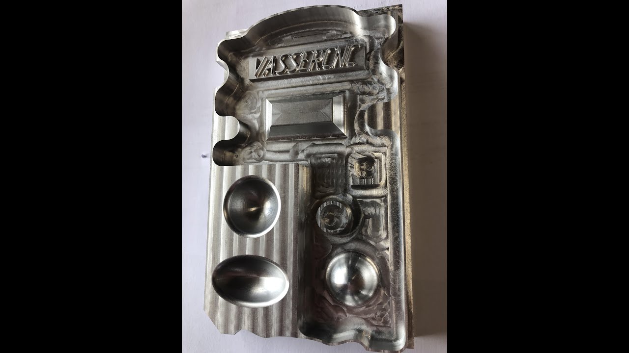 Фрезеровка алюминия на станке с ЧПУ VSS101 VASSER CNC aluminum milling