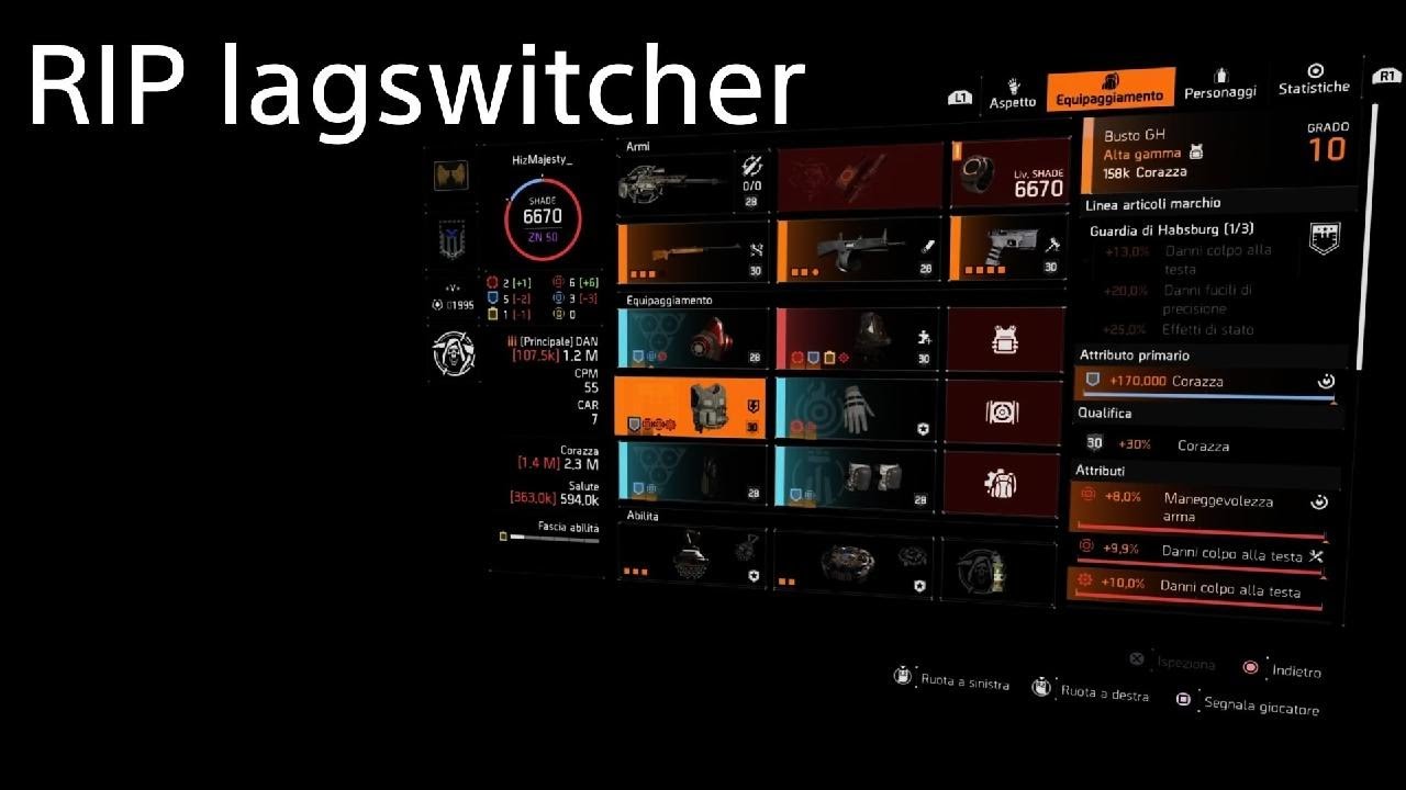 The destruction of XIN clan Majesty the clown RANK 69 The division 2