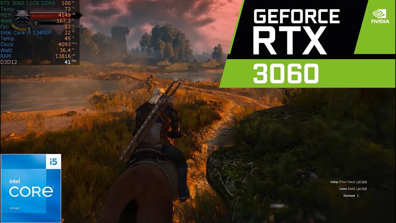 The Witcher 3 RTX 3060 12GB 2K