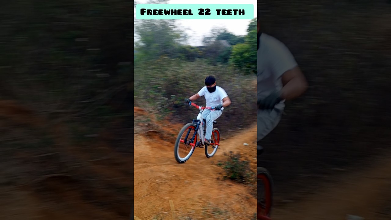 Freewheel 30 teeth /ELECTRIC mood / Freewheel 22 teeth /#cyclestunt #mtb #electric #shorts #stunt