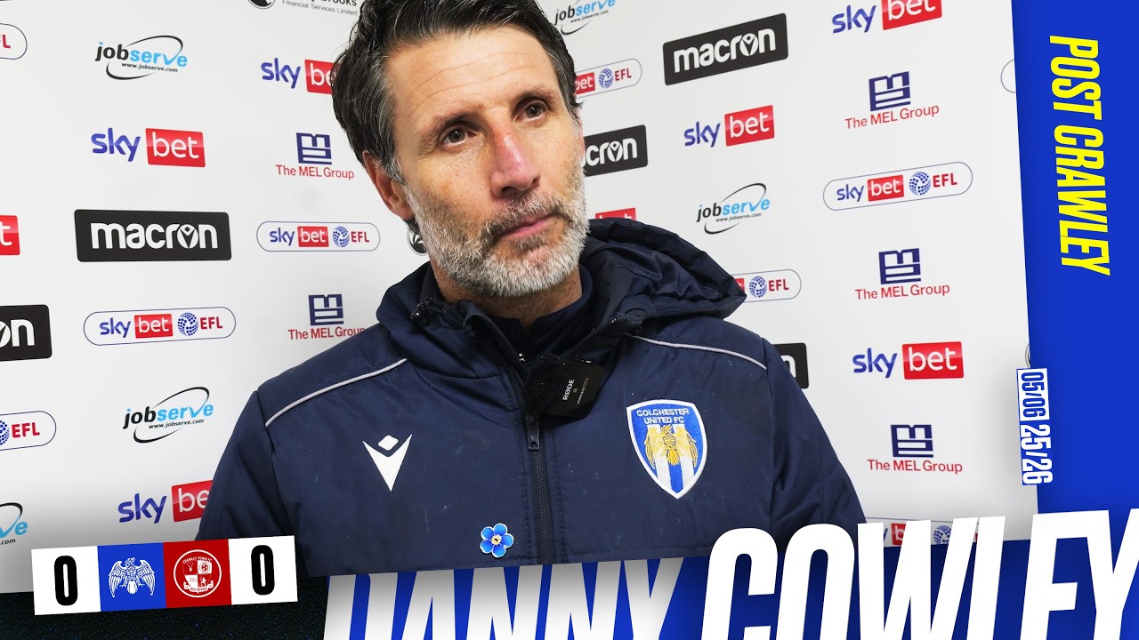Danny Cowley | Post Crawley Town #ColU
