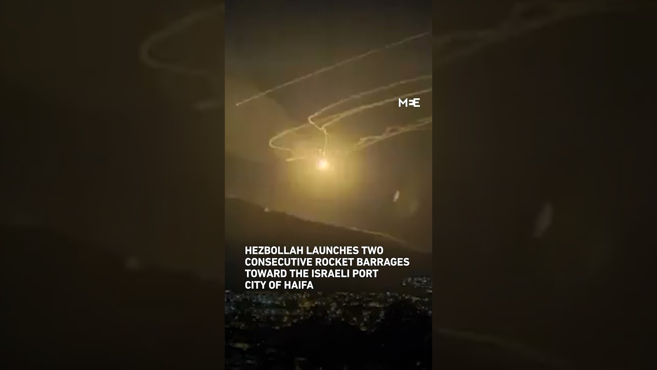 Hezbollah launches multiple rocket barrages at Haifa