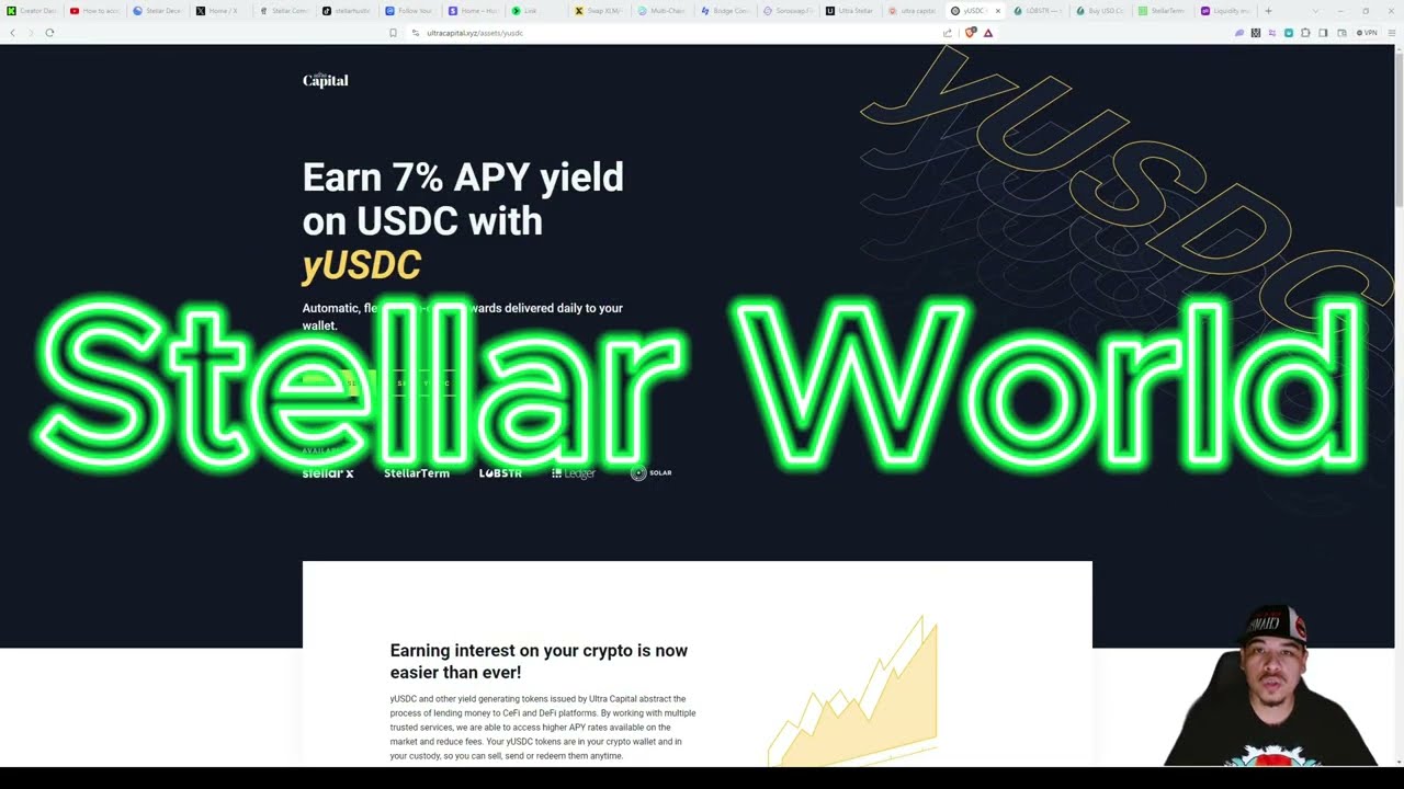 StellarX &mdash; конвертируйте USDC в YUDC и зарабатывайте %7 годовых #xlm #usdc #yxlm #yusdc #stellar #stellarx #apy