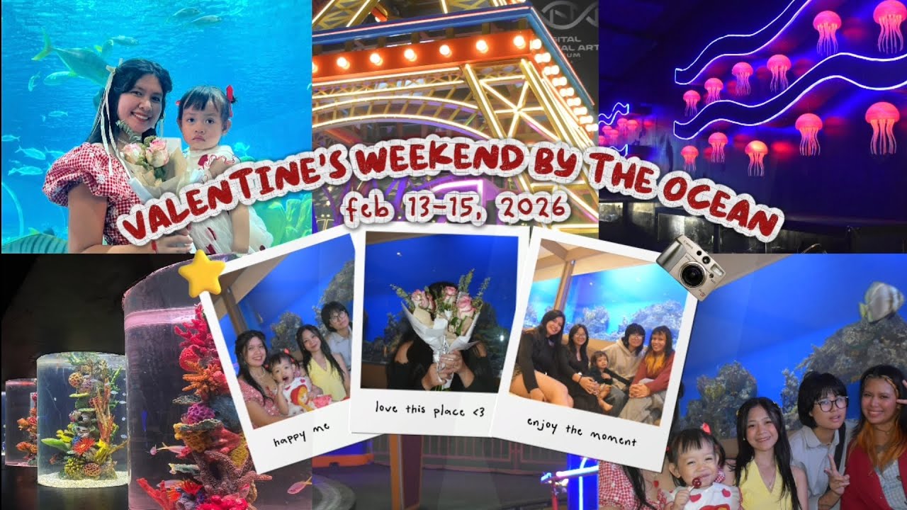 Valentine’s Staycation in Manila 🌊💙 | Hotel H2O & Manila Ocean Park Adventure (Feb 13-15, 2026) 