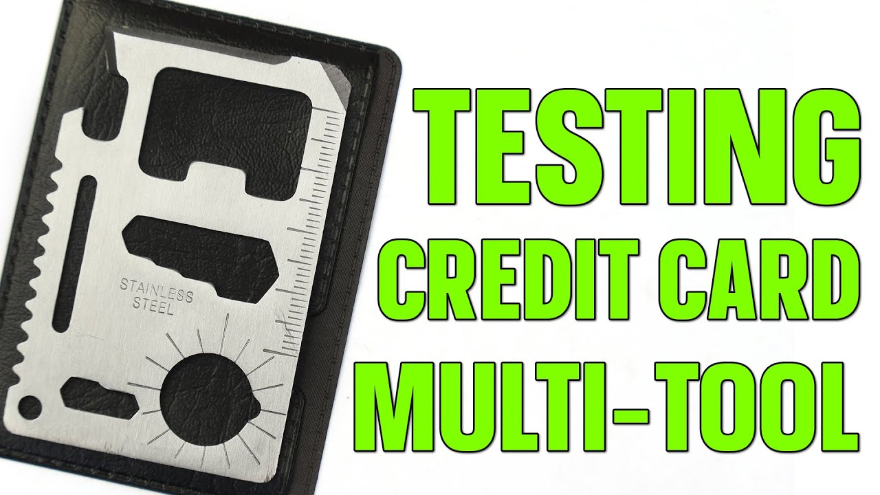 Credit Card Multi-Tool - Testing Every Tool - Wallet EDC - Aliexpress