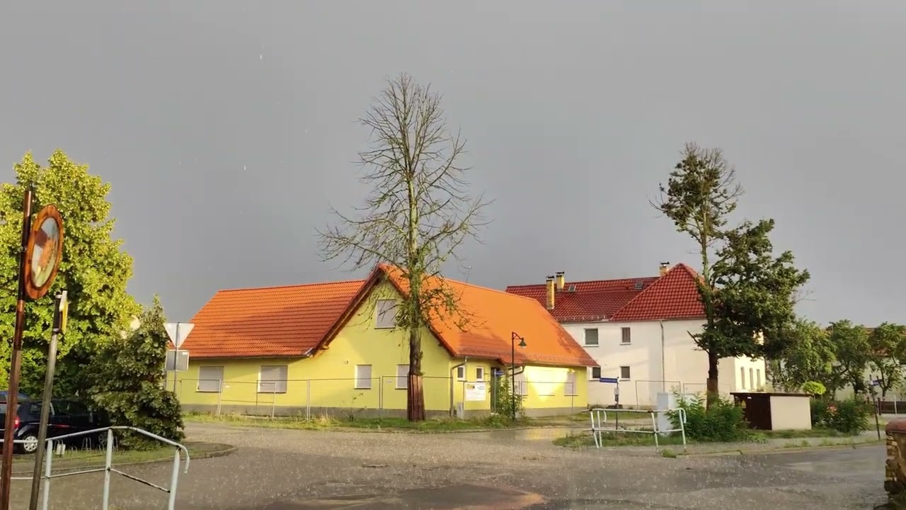 Unwetter in Hirschfeld 14.08.2023