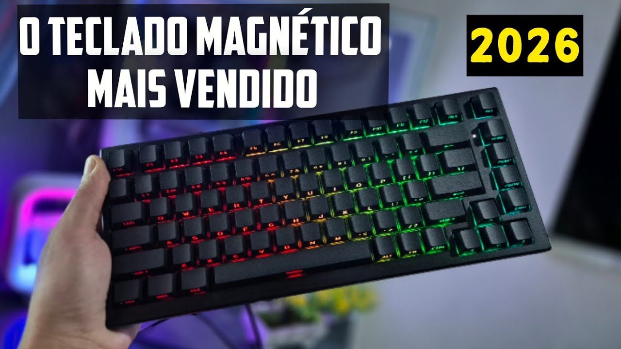 O teclado magnético mais vendido do ano. AKKO TAC75 HE Review