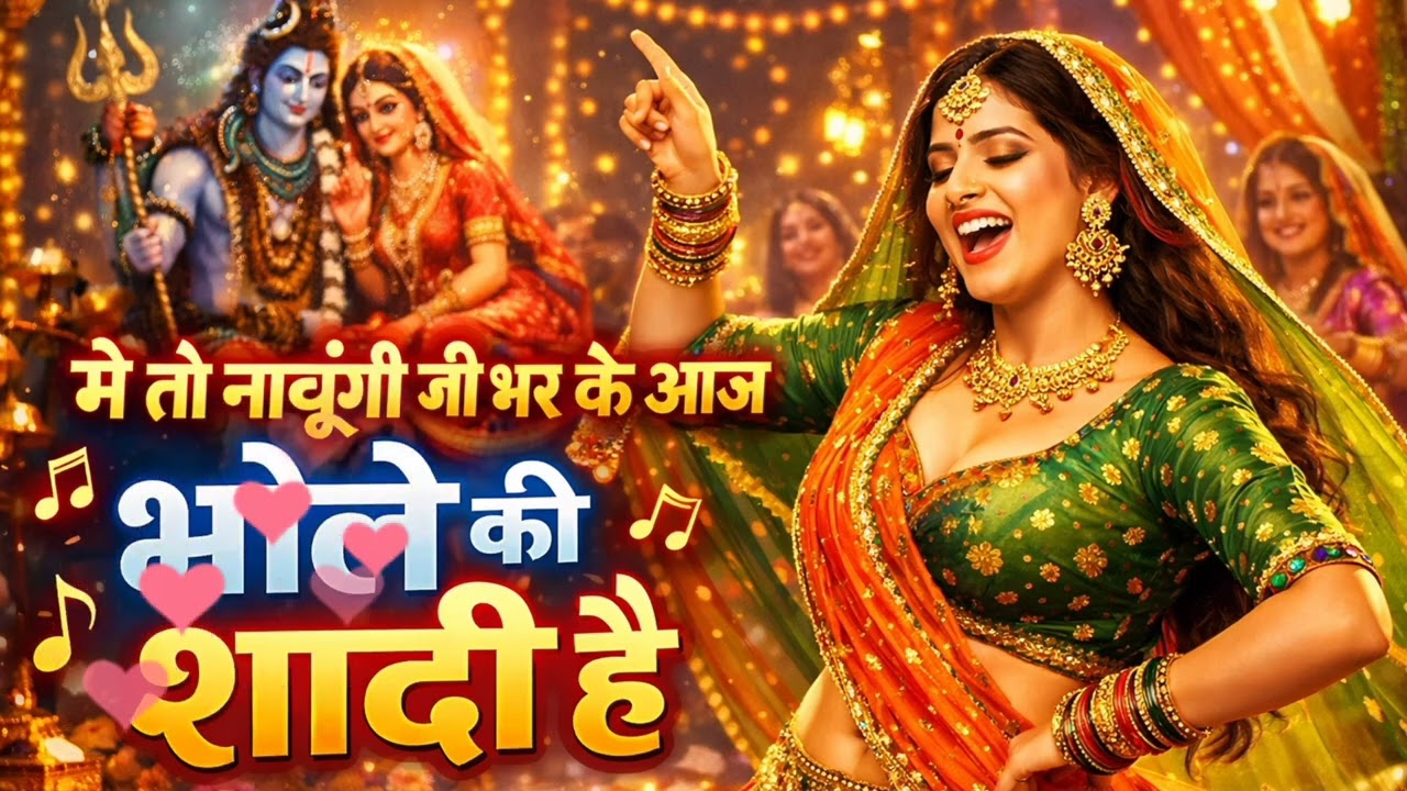 mai to nachungi ji bhar ke aaj bhole ki shadi hai | #bhole #bholenath #bholebaba #bhakti #bhajan 
