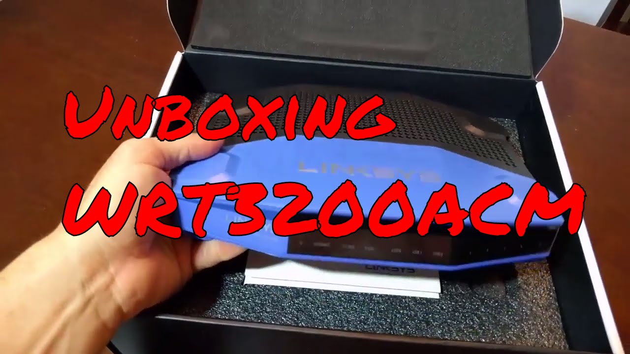 Linksys WRT3200ACM Unboxing EDM MU-MIMO Gigabit Wi-Fi Router, Tri-Stream 160 technology 2.4GHz, 5GHz