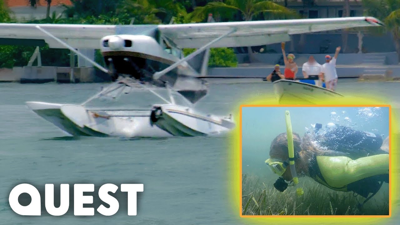 Майк Кеннеди ныряет с аквалангом и угоняет гидросамолёт Cessna U206G стоимостью 135 тысяч долларо...