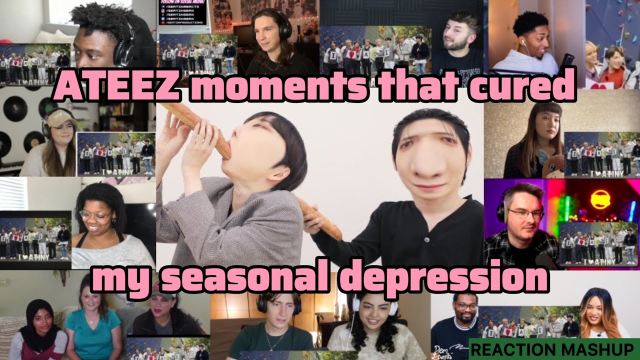 ATEEZ Moments that Cured my seasonal Depression | REACTION MASHUP